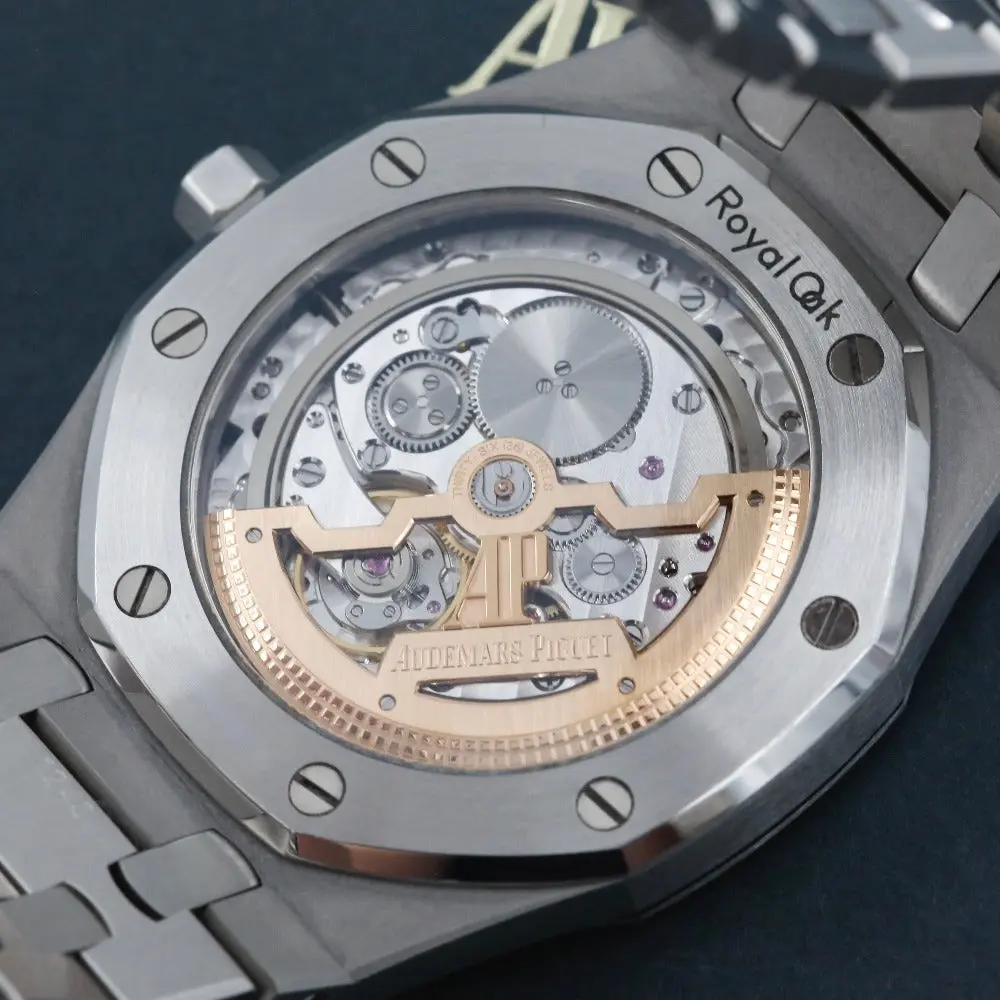 Audemars Piguet Royal Oak 15202ST Jumbo Extra Thin Blue Dial Year: 2020 - Image 7