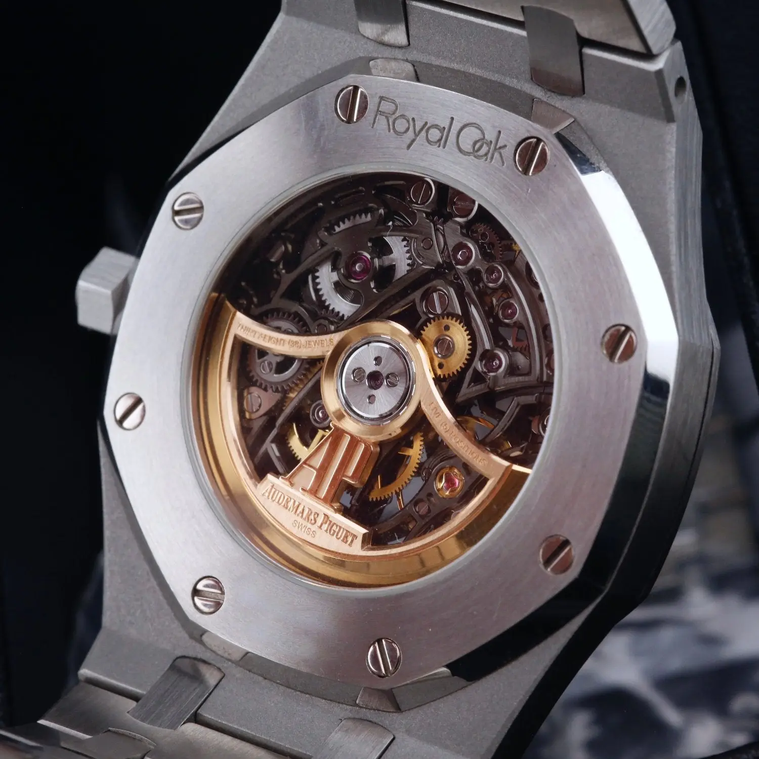 Audemars Piguet Royal Oak Openwork 15305ST Skeleton Dial Year: 2013 - Image 8