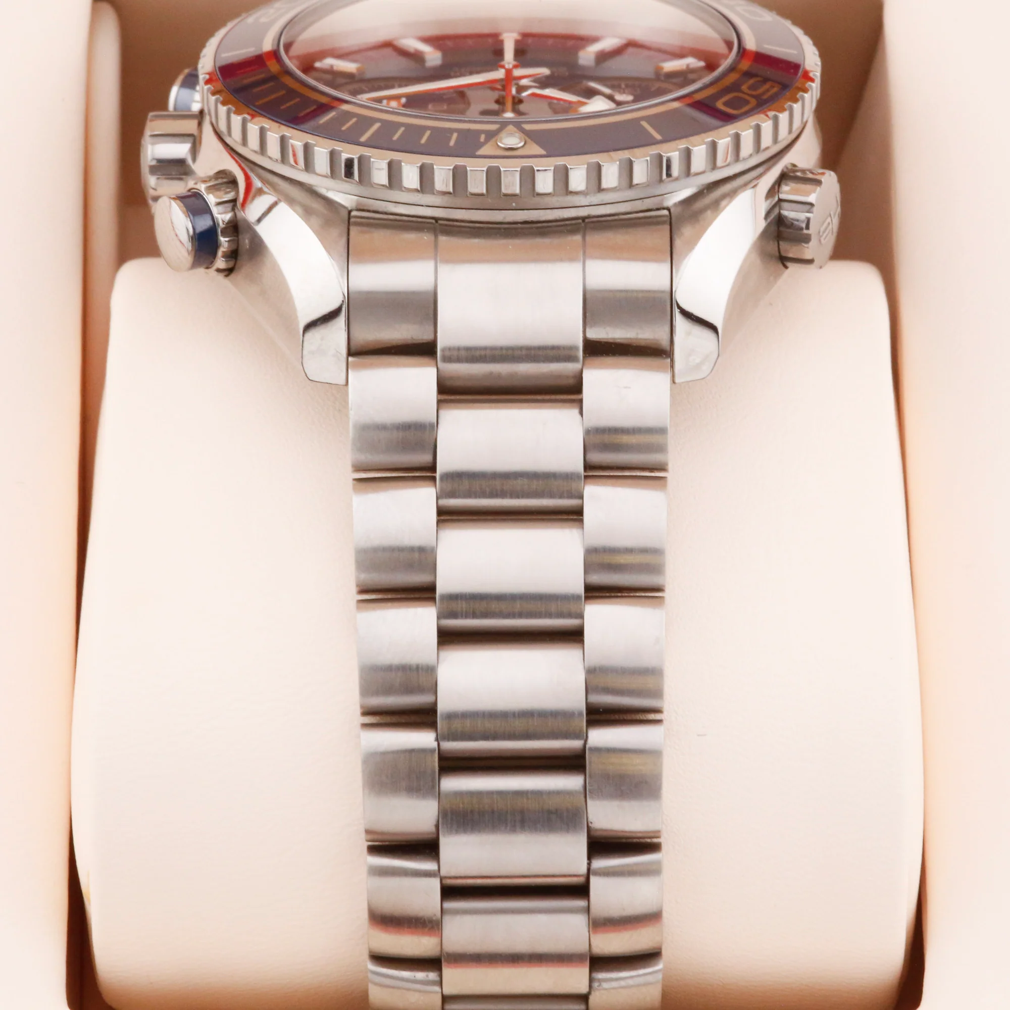 Omega Seamaster Planet Ocean  O23290465103001 Blue 45.5mm Excellent 2013 Complete Set - Image 3