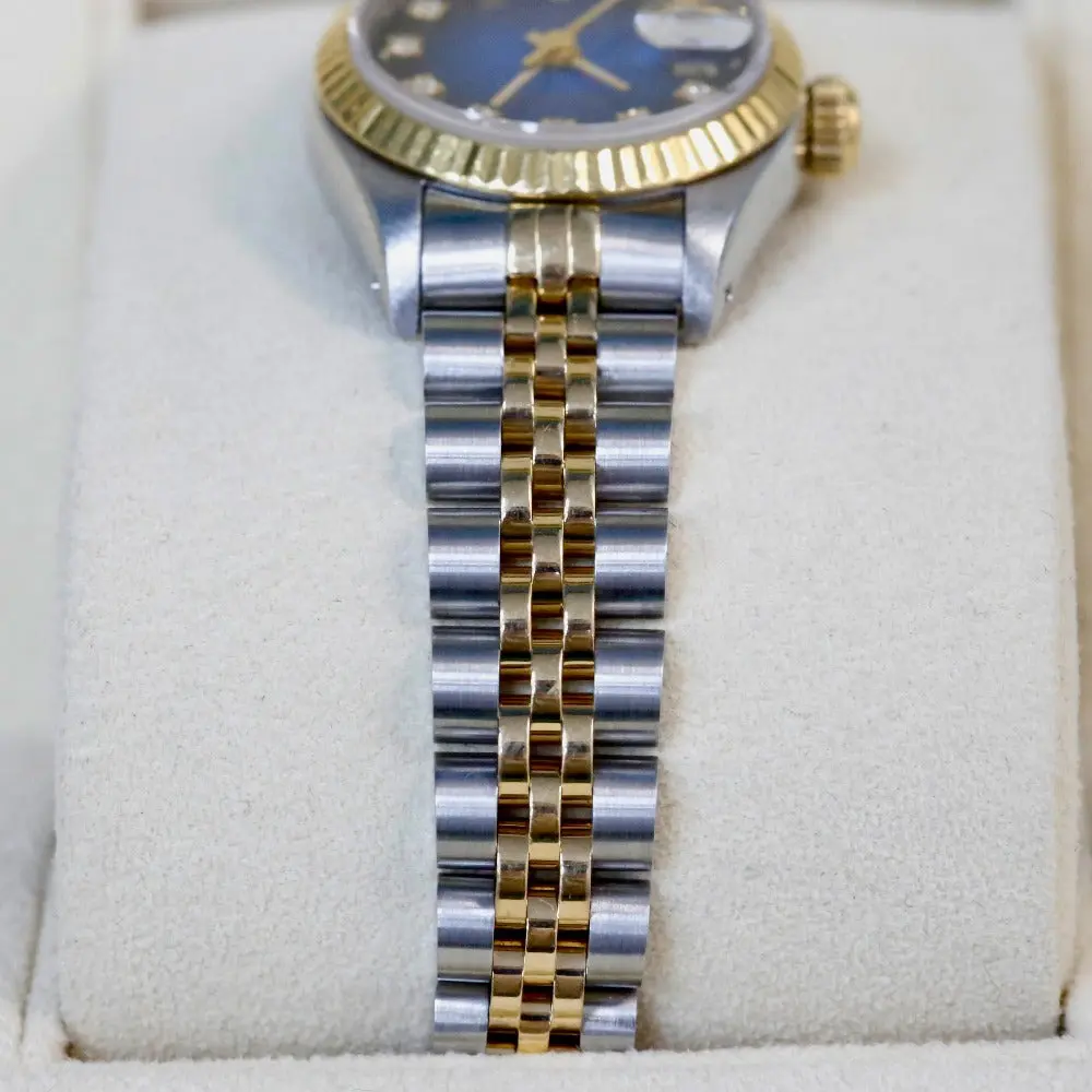 Rolex Datejust 26 Blue Ombre Dial 69173 Year: 1991 - Image 11
