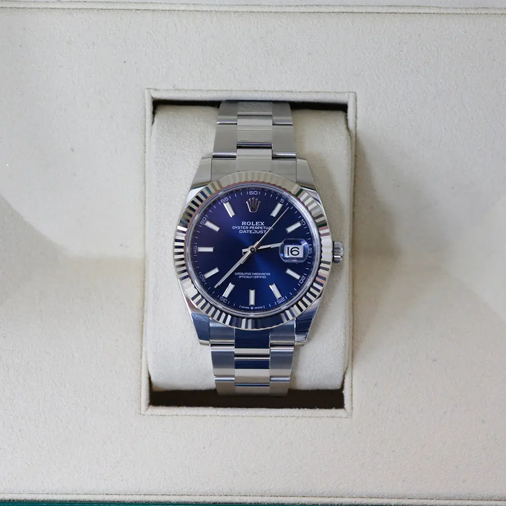 Rolex Datejust 41 Blue Dial 126334 Year: 2022 - Image 3