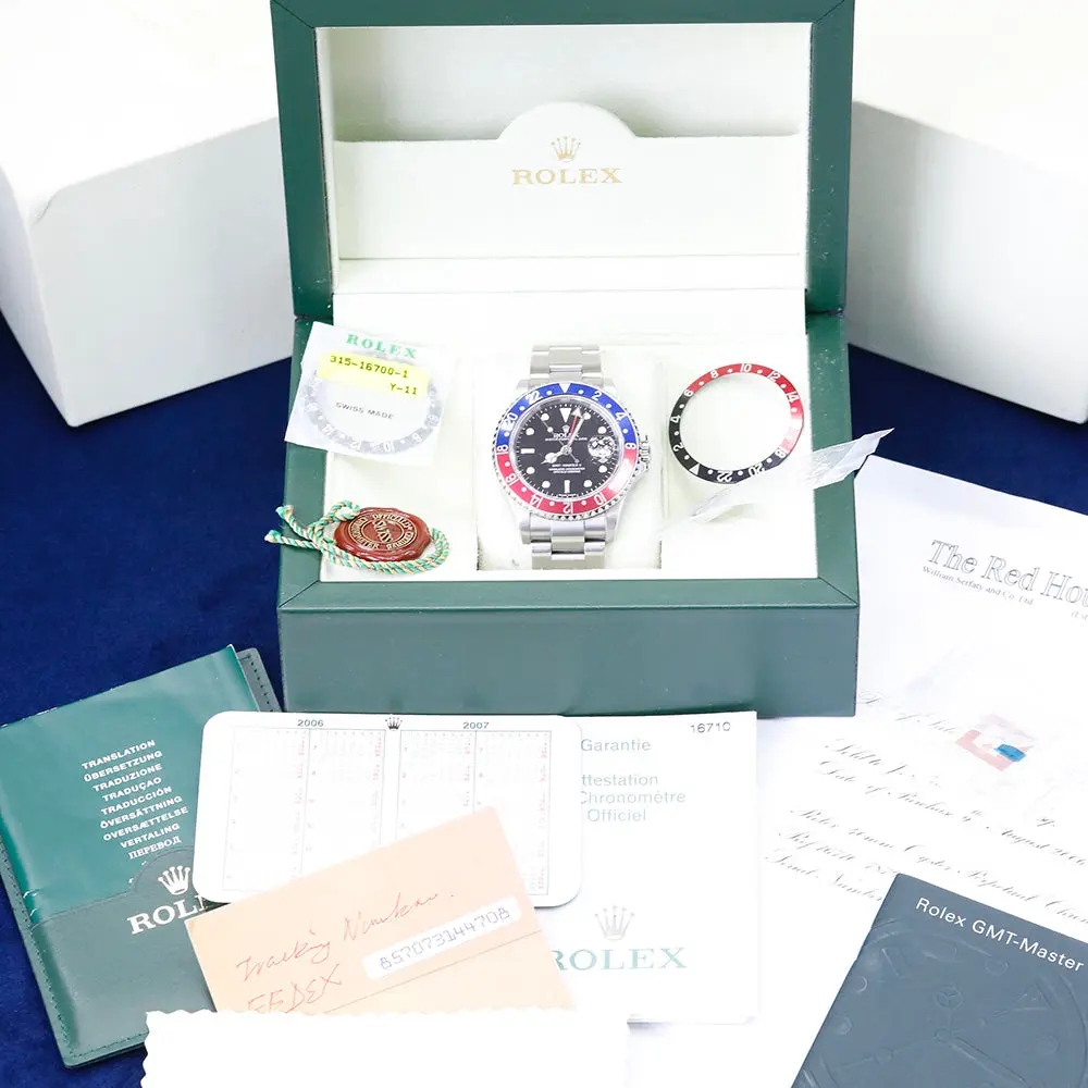 Rolex GMT Pepsi "Stick Dial" 16710 Year: 2006 - Image 3