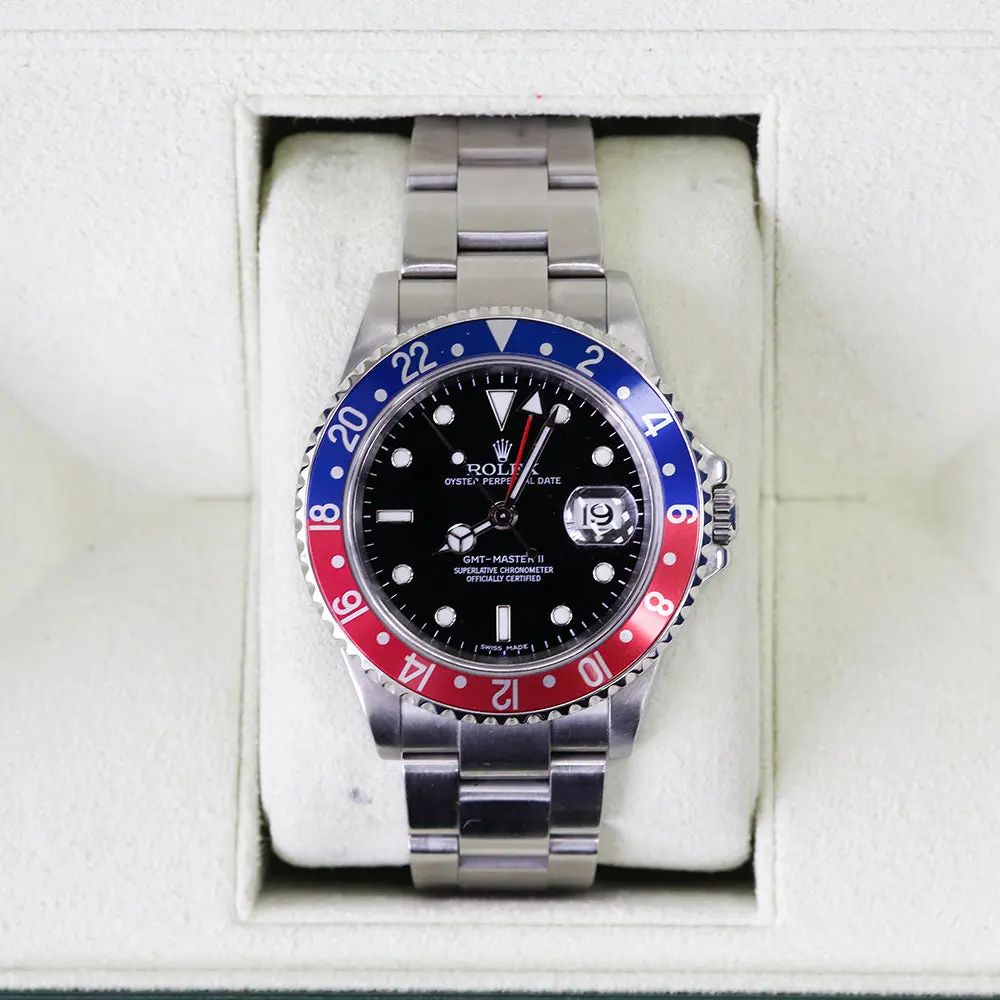 Rolex GMT Pepsi "Stick Dial" 16710 Year: 2006 - Image 4