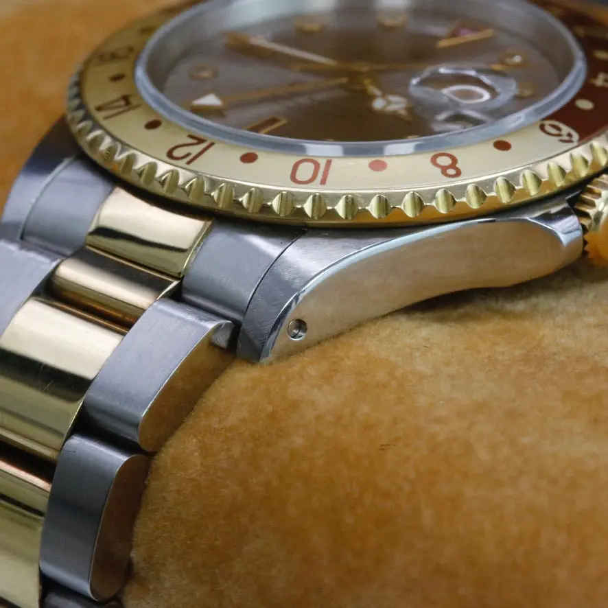 Rolex GMT Rootbeer 16713 Serti Dial Year: 1991 - Image 8